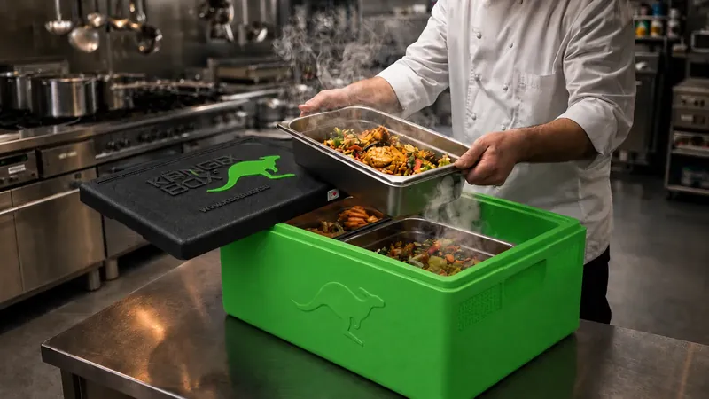 KÄNGABOX Thermobox beim Camping