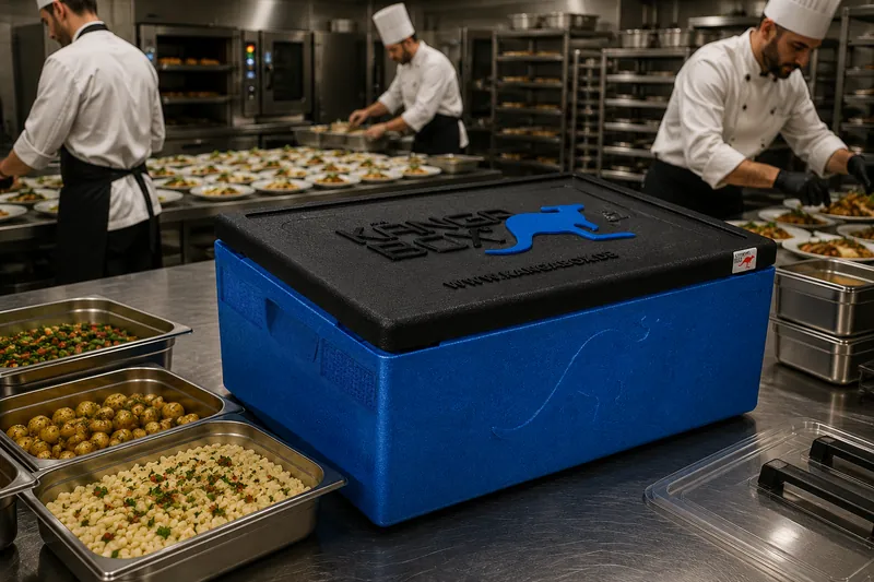 KÄNGABOX Thermoboxen im Catering-Einsatz