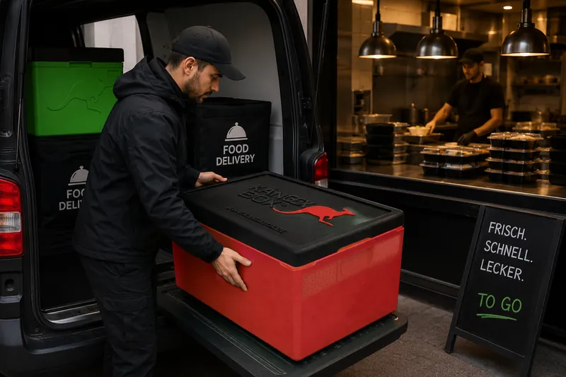 KÄNGABOX® para servicio de reparto y Food Delivery