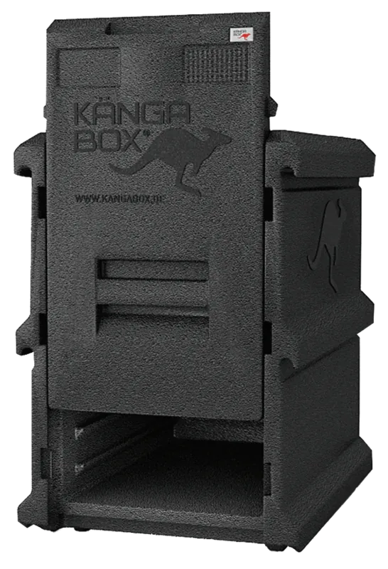 Kängabox Tower schwarz 100l pic-2