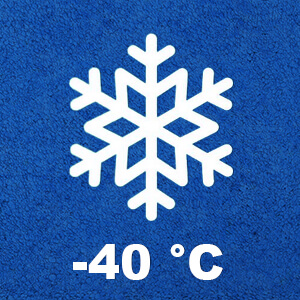 Koudebestendig tot −40 °C